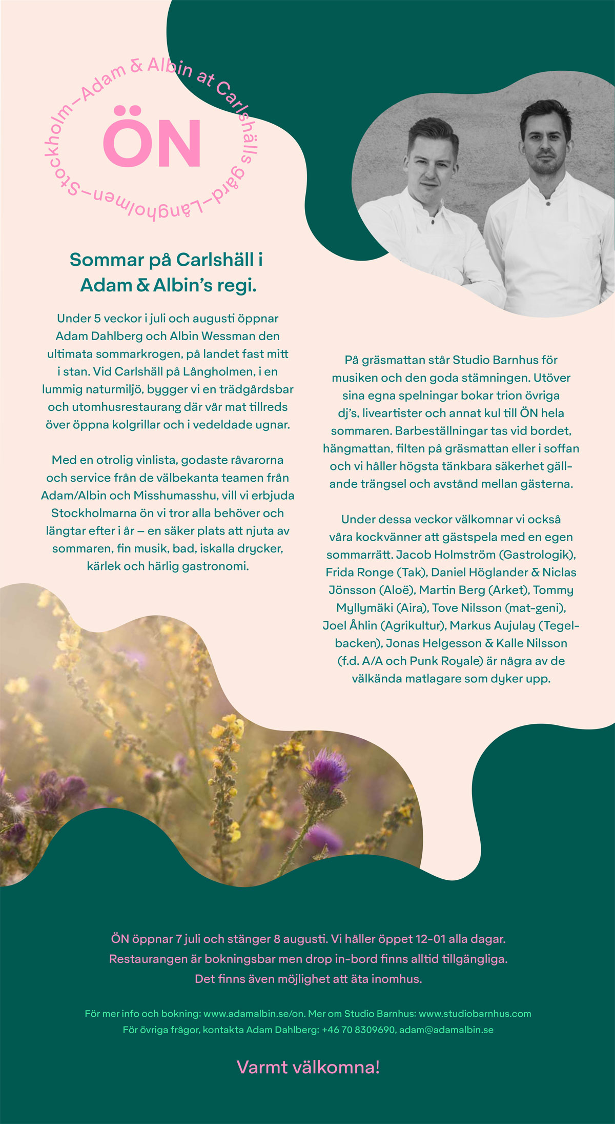 Klicka här för att komma till vår bordsbokning